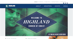 Desktop Screenshot of highlandcc.org